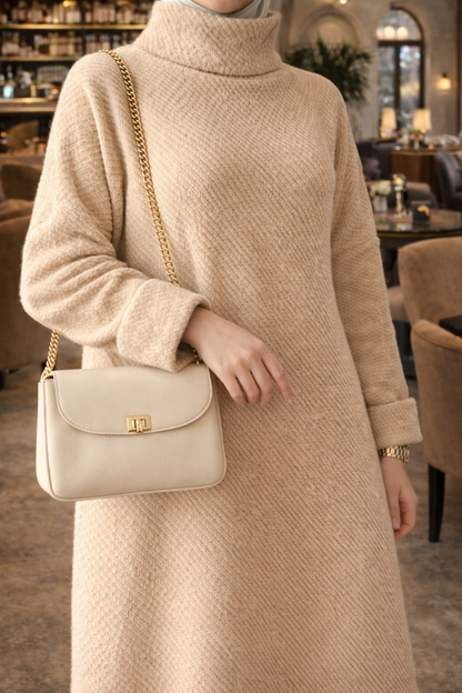 Robe élégante en mohair