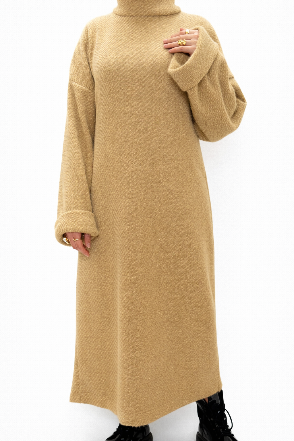 Robe élégante en mohair