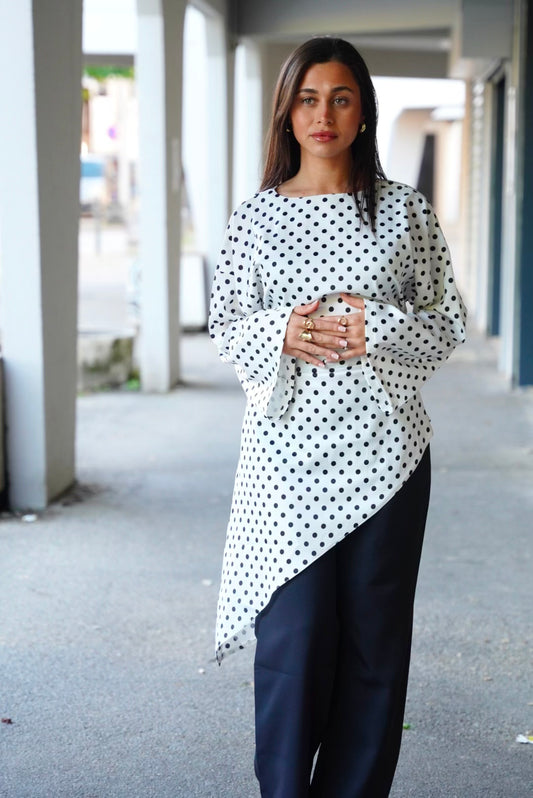Pull à petits pois