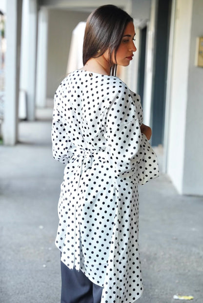 Pull à petits pois